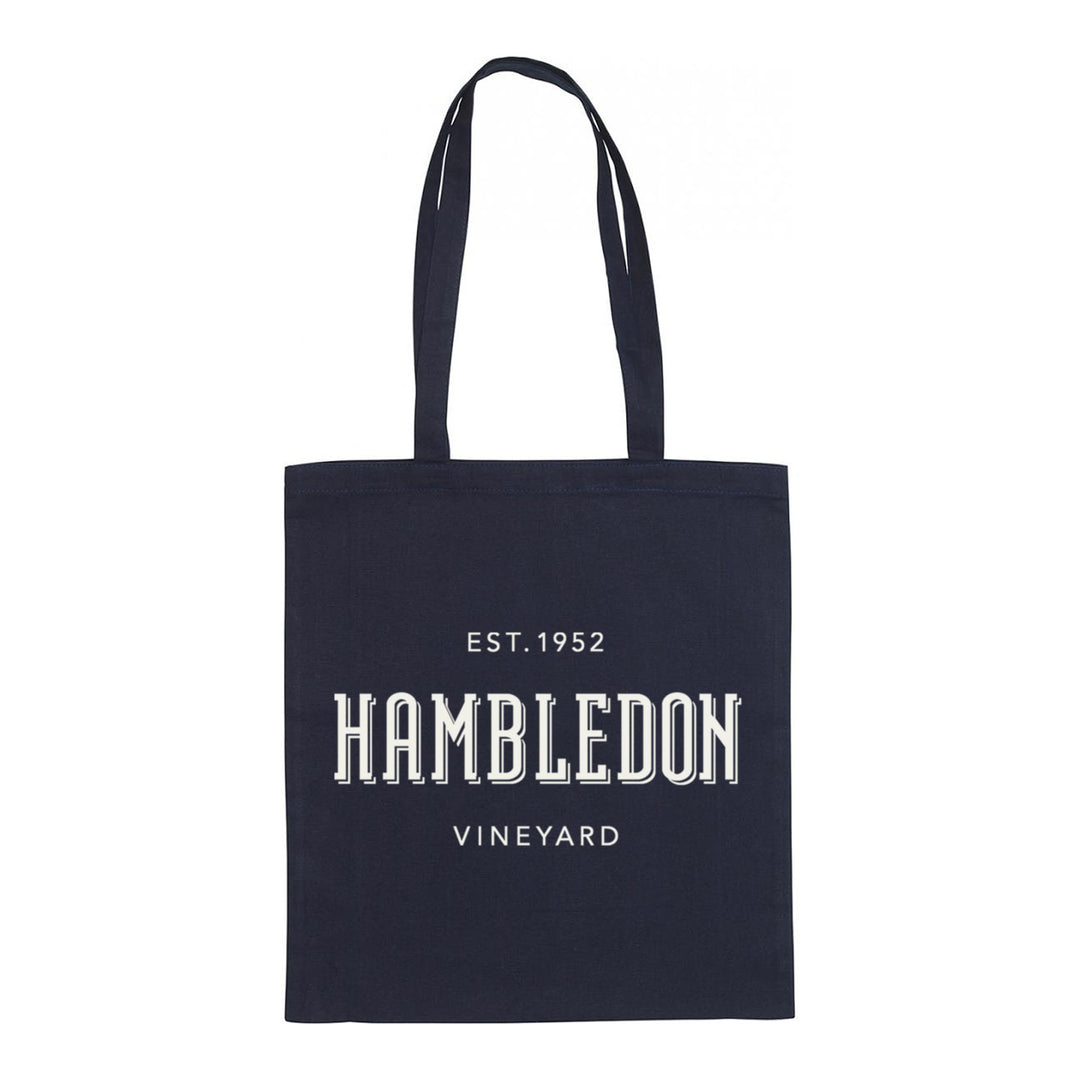 Navy Hambledon Vineyard Branded Tote Bag