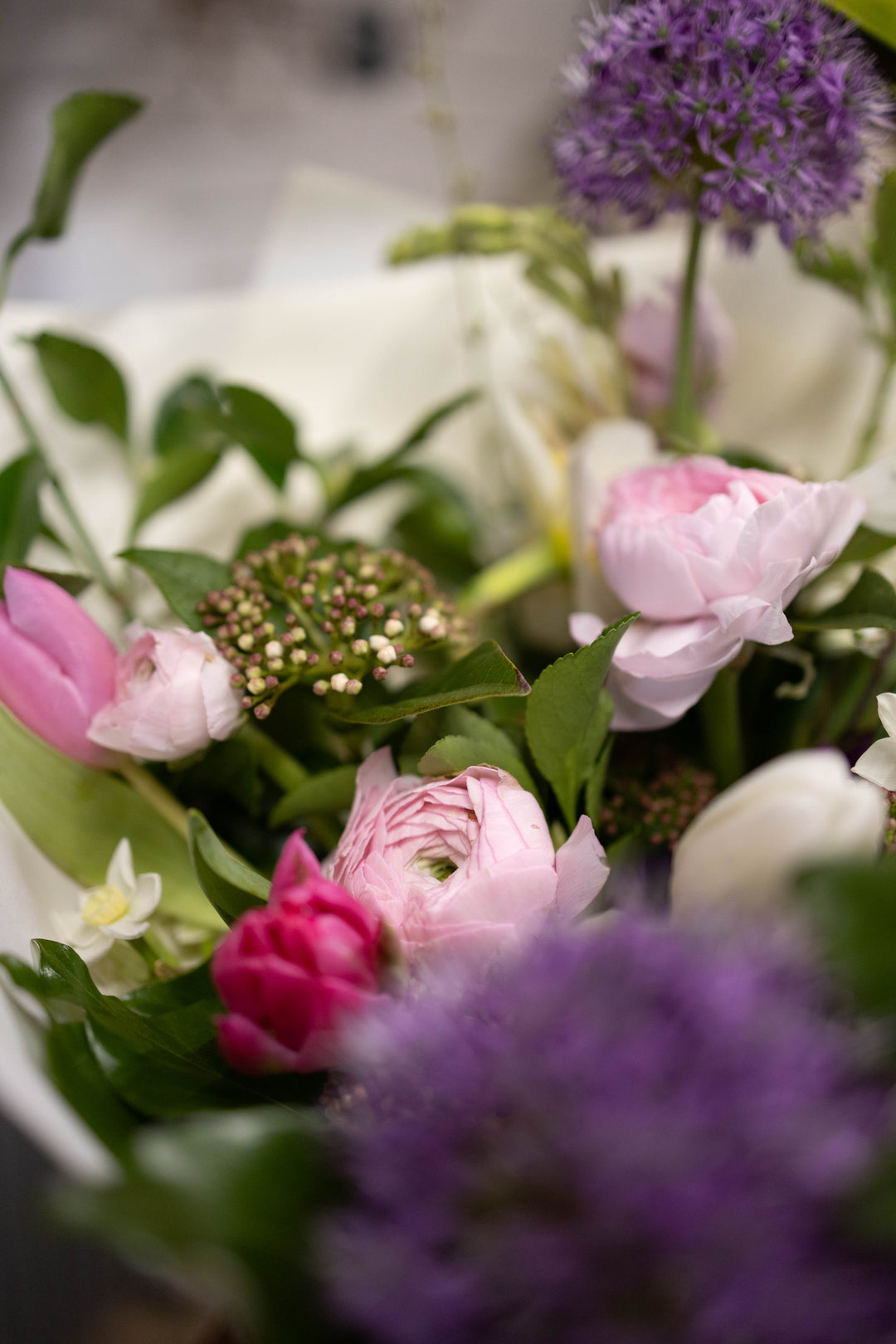 Mother's Day Bouquet and Rosé